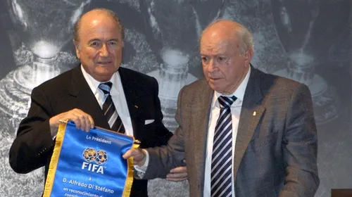 Blatter deplânge moartea lui Di Stefano: „A fost jucătorul meu preferat”