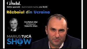 Marius Tucă Show – ediție specială ”Războiul din Ucraina” pe gandul.ro