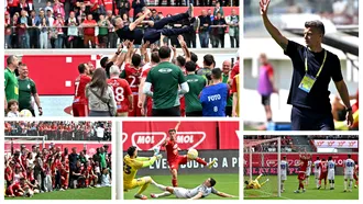Ovidiu Burcă, sleit de energie după promovarea cu Sepsi OSK în SuperLigă: ”Mă simt epuizat, dar fericit în același timp.” Gândurile pe care le-a avut înainte de meciul cu Chindia și cum i-a simțit pe jucători în ultimele minute