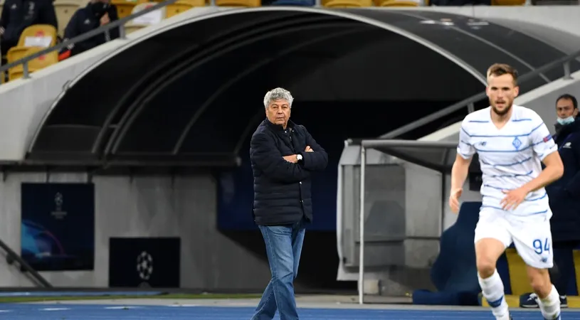 Fanii lui Dinamo Kiev au continuat războiul cu Mircea Lucescu și la meciul cu Juventus. Ce banner au afișat pe stadion