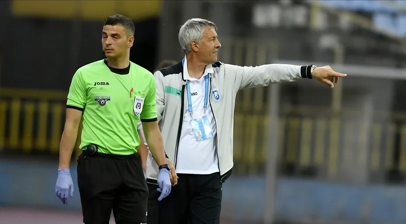 Cristiano Bergodi, îngrijorat după ce a dus-o pe Universitatea Craiova pe primul loc în Liga 1: „Nu a fost un meci așa frumos”