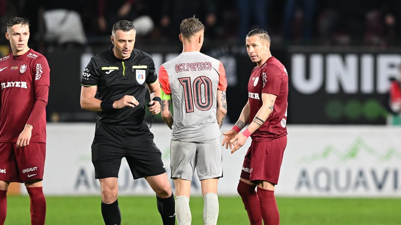 Dan Petrescu acuză din nou arbitrajul după CFR Cluj - FCSB 1-1: „A stricat meciul!”