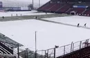 Condiții de groază la Cluj Napoca! Vor fi -11 grade la ora derby-ului CFR – FCSB, iar gazonul poate deveni un adevărat patinoar
