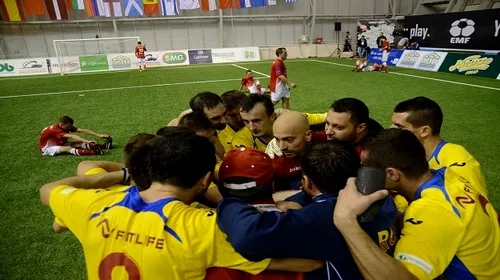 Suntem campioni europeni la minifotbal! „Tricolorii” au câștigat finala cu Slovenia cu un gol marcat când mai erau două minute de joc