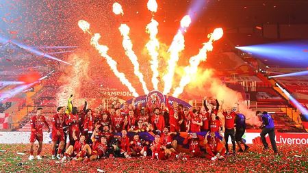 Party pentru titlu cu tribunele goale pentru FC Liverpool! Trupa lui Jurgen Klopp, neînvinsă pe Anfield timp de trei sezoane consecutive | VIDEO