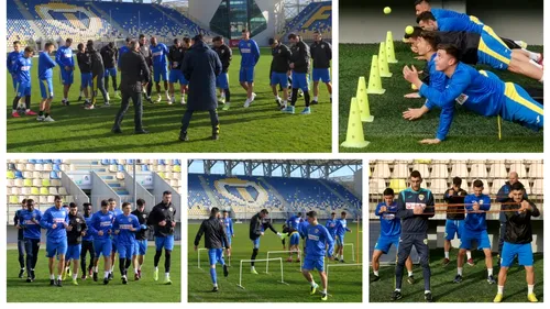 FOTO | Petrolul și-a reluat antrenamentele cu 27 de jucători, dar destul de mulți absenți. Silviu Pană și Ștefan Bărboianu sunt primele două achiziții