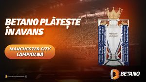 ADVERTORIAL | Manchester City, campioană în Premier League. Betano plătește în avans!