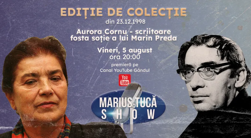Marius Tucă Show începe vineri 5 august, de la ora 20.00, pe gandul.ro, cu o nouă ediție de colecție