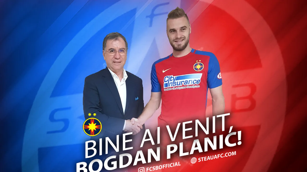 OFICIAL | Bogdan Planic, patru ani la FCSB! Înainte să semneze contractul, fundașul sârb l-a așteptat pe Argăseală două ore și jumătate, apoi a plecat de la sediul clubului 