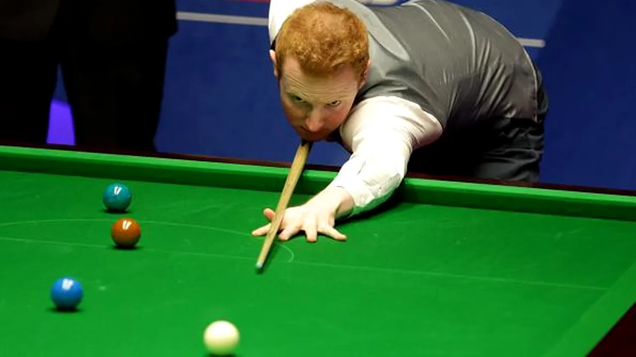 Emoțiile unui tânăr campion. Anthony McGill, jucătorul pe care O'Sullivan îl consideră un viitor campion mondial, a ratat o șansă incredibilă de a-l conduce pe Mark Selby în optimile turneului de la Crucible