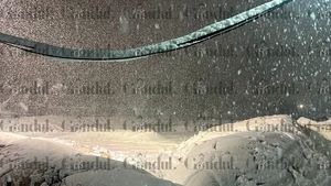 Imaginile groazei! Baloanele de tenis din Bucureşti s-au prăbuşit din cauza zăpezii