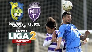 Dunărea Călărași și ASU Poli termină la egalitate și play-off-ul Ligii 2 nu are niciun gol marcat după primele două meciuri. Echipa lui Pustai a avut și un eliminat