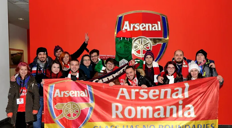 Arsenal are un fan club cu sute de membri în România, iar suporterii visează la o finală de Europa League cu rivala Manchester United: „Asta facem în cinstea primilor zece ani” | SPECIAL