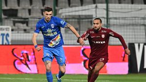 Gloria Buzău - CFR Cluj 0-1, în a 15-a etapă din Superliga. Dan Petrescu câștigă chinuit pe terenul nou-promovatei