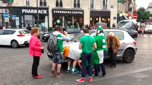 Opriți turneul, dați-le trofeul și învățați de la ei! Fanii irlandezi fac senzație la EURO. VIDEO | Imagini geniale: cum au încercat să adoarmă un bebeluș în autobuz și cum a ajuns poliția să cânte alături de ei