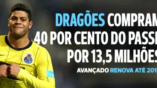 Hulk a devenit cel mai scump jucător din istoria Portugaliei!** Și-a prelungit contractul cu Porto