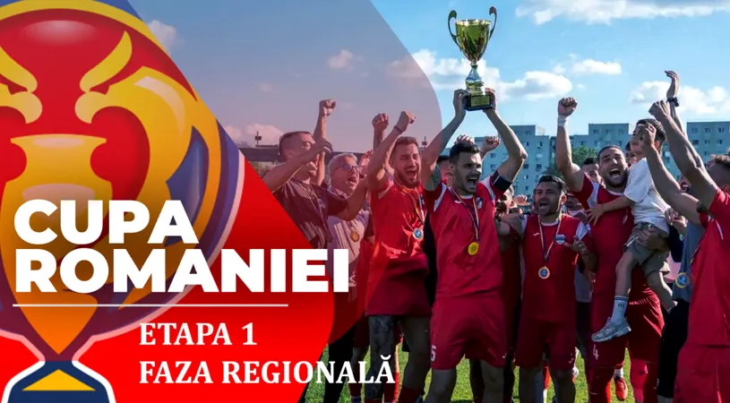 A început faza regională a Cupei României, sezonul 2026/27. Bradul Putna, Minerul Rodna și Viitorul Budești au înregistrat cele mai spectaculoase victorii
