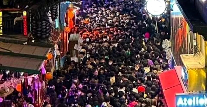 Tragedie la petrecerea de Halloween din Coreea de Sud: 153 de persoane au murit
