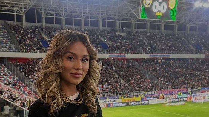 Noul talisman de la FCSB? Iubitul Teodorei Stoica, la meciul din Ghencea cu Universitatea Craiova, alături de fiica lui Meme | FOTO