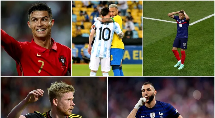 Loturile celor 32 de echipe de la Campionatul Mondial 2022! Leo Messi, Cristiano Ronaldo, Benzema, Neymar sau Mbappe joacă la turneul final din Qatar