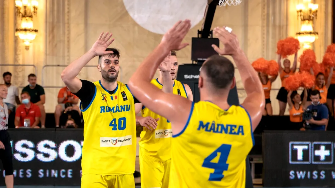 România, partide spectaculoase azi în Casa Poporului la FIBA 3x3 World Finals! Ce meciuri sunt programate azi | VIDEO