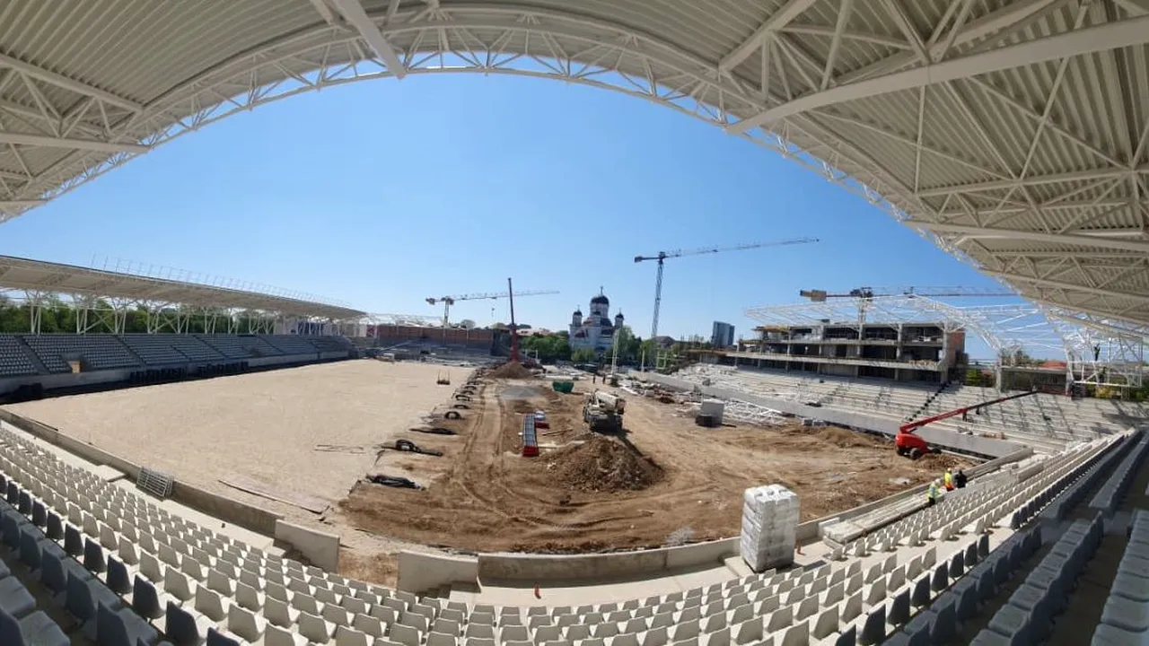 Arată din ce în ce mai bine! Stadionul „Arcul de Triumf” se apropie de forma finală și va fi o bijuterie | FOTO