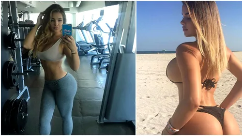 Petrece zeci de ore în sala de fitness și se mândrește că nu a apelat la operații. FOTO Ea e noua senzație a Instagramului