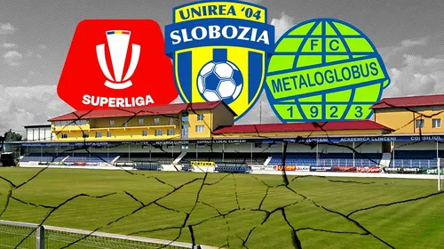 Omul care bagă 118.000.000 de euro în Superliga reacționează tranșant legat de situația critică de la Metaloglobus și terenul – problemă de la Clinceni unde joacă și Unirea Slobozia: „Ce vom face din octombrie?”. EXCLUSIV