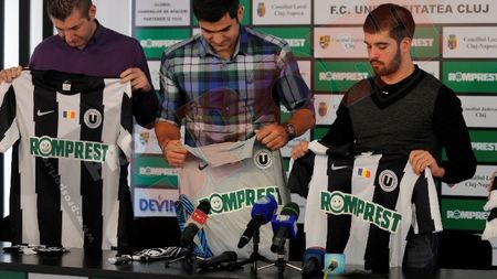 FOTO** "U" și-a prezentat noile achiziții!**  'Gala' și Popa au uitat de Steaua: "Venim cu ambiții mari"