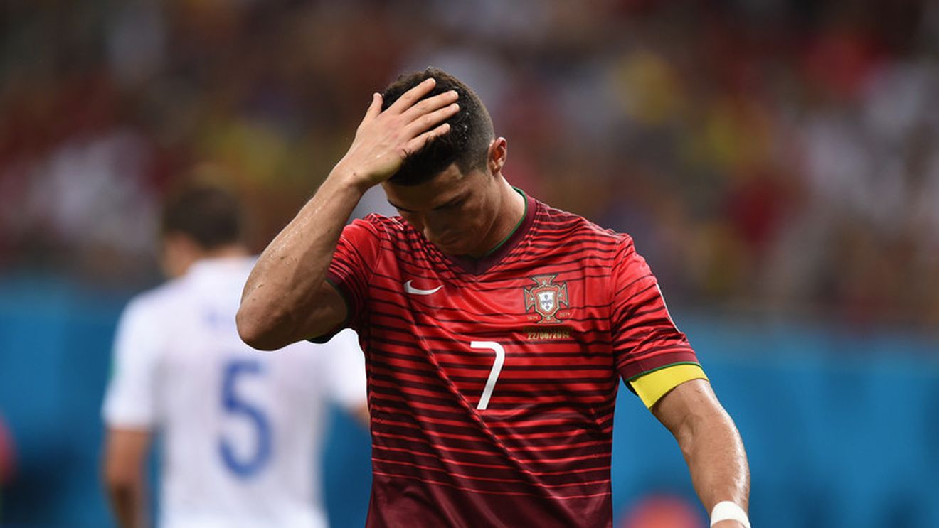 Ronaldo nu găsește poarta la Mondiale. Dintr-un total de 62 de șuturi, numai două au fost cadrate. Lusitanul a dat vina pe echipă: "Nu am crezut că o echipă mediocră poate lua titlul Mondial"