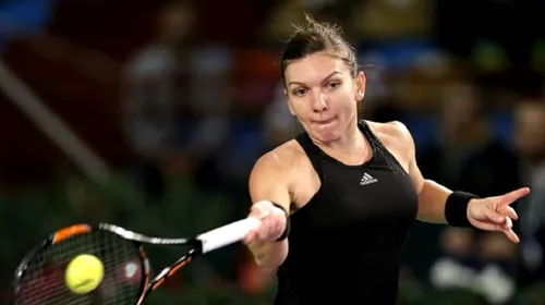 Simona Halep va juca, miercuri, în jurul orei 21.00, cu Garbine Muguruza