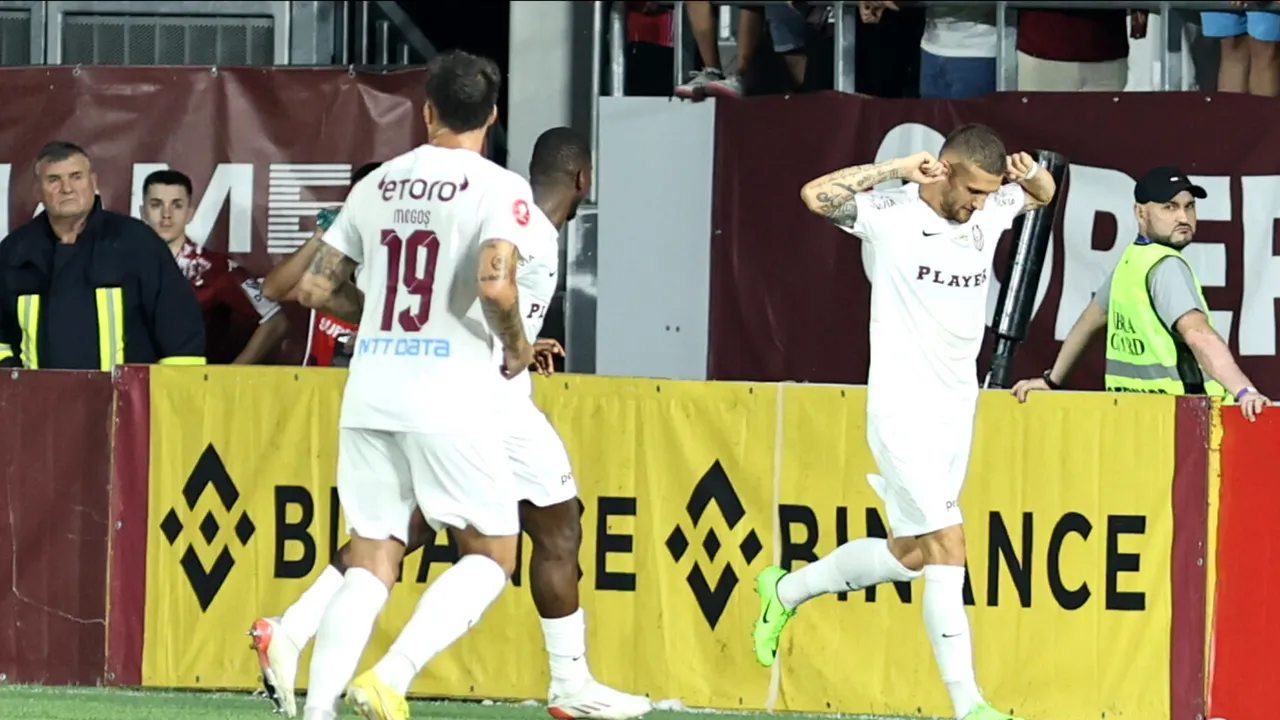 Bîrligea, reacție categorică după ce fanii giuleşteni l-au apostrofat în Rapid Bucureşti - CFR Cluj 2-2! „Şi eu m-am înjurat tot meciul cu Petrila”