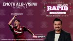 Cel mai bun jucător al Rapidului din ultimul meci vine astăzi la „EXCLUSIV RAPID”, în direct pe YouTube – ProSport, de la ora 16:45