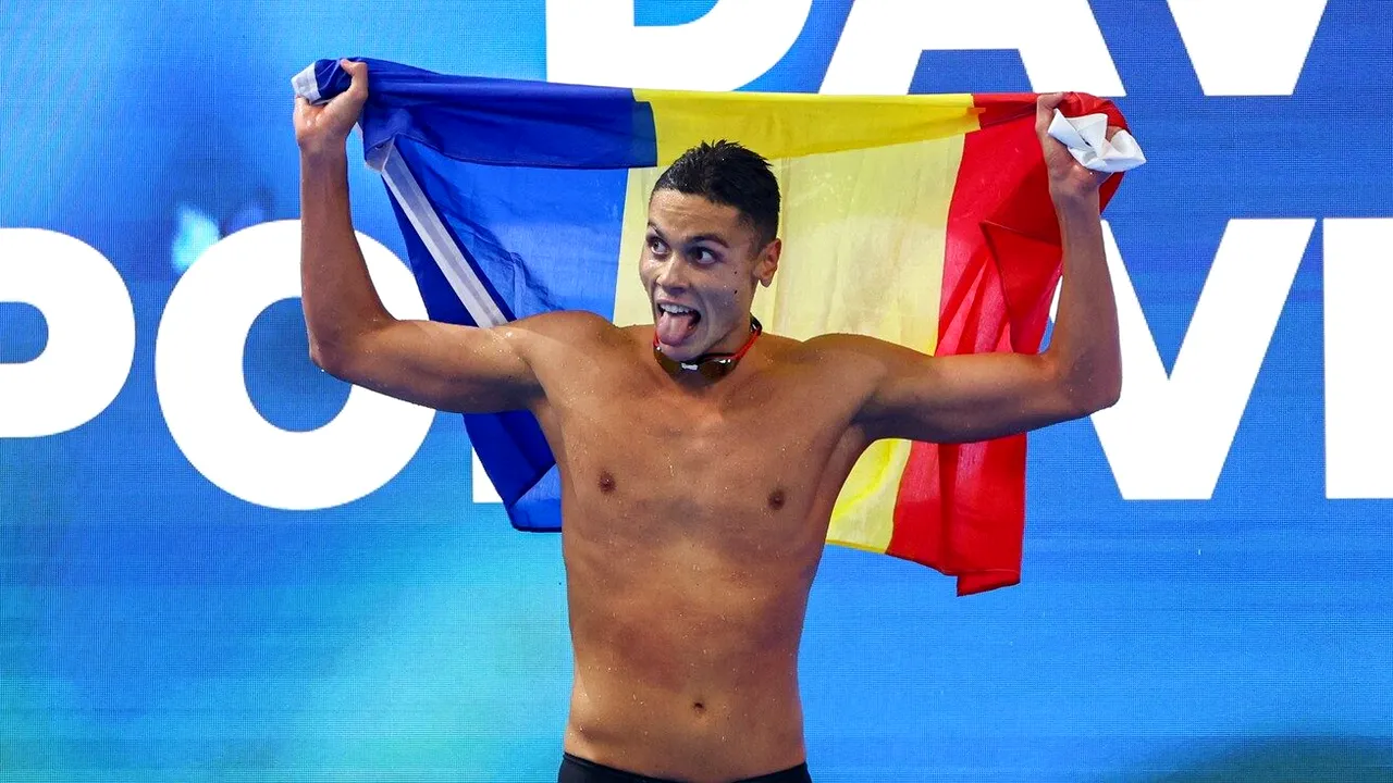 Ce a apărut pe site-ul World Aquatics despre David Popovici după ce a câștigat aurul mondial