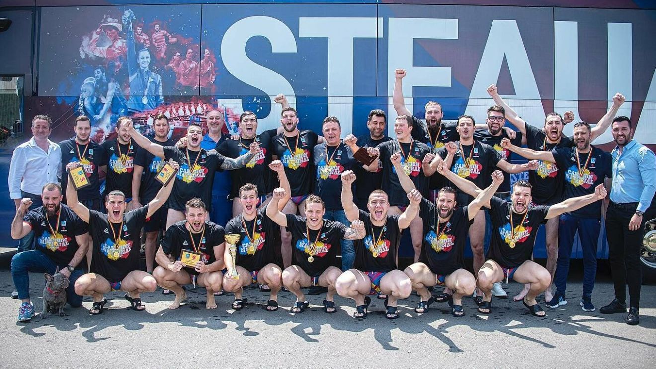 S-a decernat titlul la polo pe apă! CSA Steaua s-a impus cu 3-1 la Oradea și a cucerit al 18-lea titlu din istorie