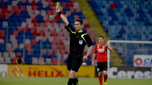 Adrian Cojocaru va arbitra meciul Rapid – Steaua din optimile Cupei Ligii