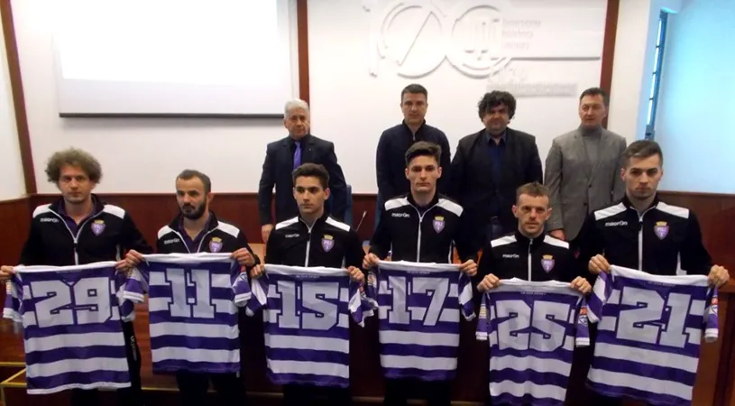 ASU Politehnica și-a prezentat cele șase transferuri pentru partea a doua a sezonului.** Ce au spus jucătorii și așteptările antrenorului: 