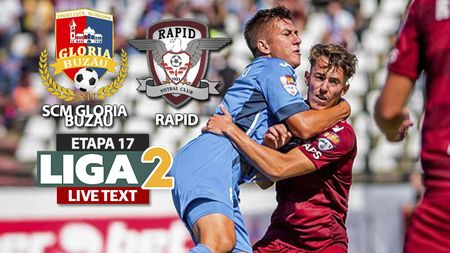Încă un pas greșit pentru Rapid. Echipa lui Nicolae Grigore obține doar o remiză cu cea a lui Ilie Stan, SCM Gloria Buzău. Giuleștenii rămân momentan pe locul 3
