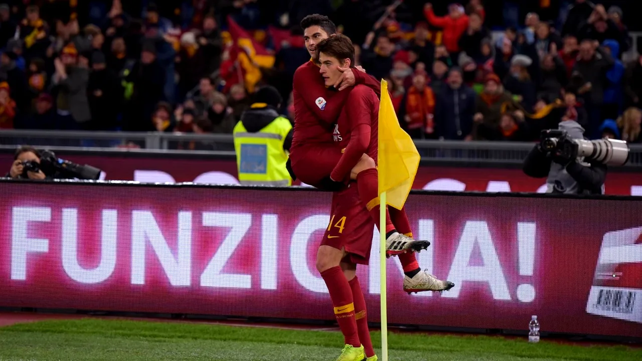 AS Roma a făcut meciul sezonului. Eusebio di Francesco l-a învins pe fiul său, Federico, cu 3-1: 