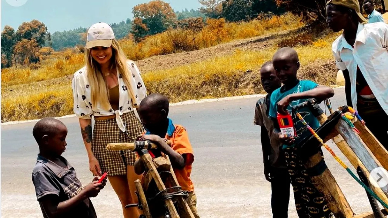 Raluca Zenga, înger pentru copiii săraci din Africa! Gestul prin care și-a uimit fanii: „Am avut grijă să fac asta” | GALERIE FOTO