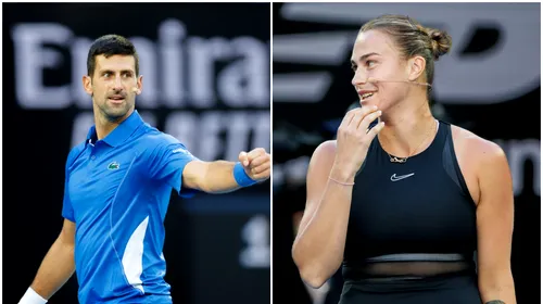 Novak Djokovic a crezut că nu aude bine! Ce a spus Aryna Sabalenka în momentul în care s-a aplecat în fața ei, la Australian Open: „Iubitului meu nu îi va pica bine!” VIDEO