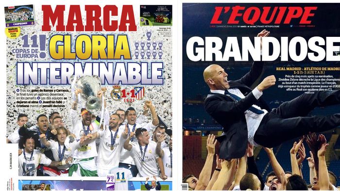 GALERIE FOTO | Victoria istorică a Realului, în cele mai importante ziare de sport din Europa! Cele din Barcelona s-au "autodepășit": "Pena Maxima!" :)