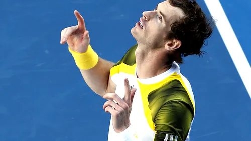 Andy Murray s-a calificat în semifinale** la Australian Open după ce l-a învins pe Jeremy Chardy