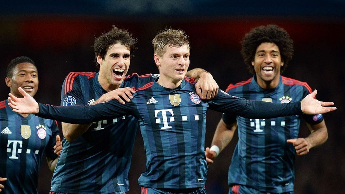 Kroos control. Cifrele lui Bayern au umilit-o pe Arsenal. Trupa lui Guardiola e ca și calificată în sferturi, după 2-0 în Anglia