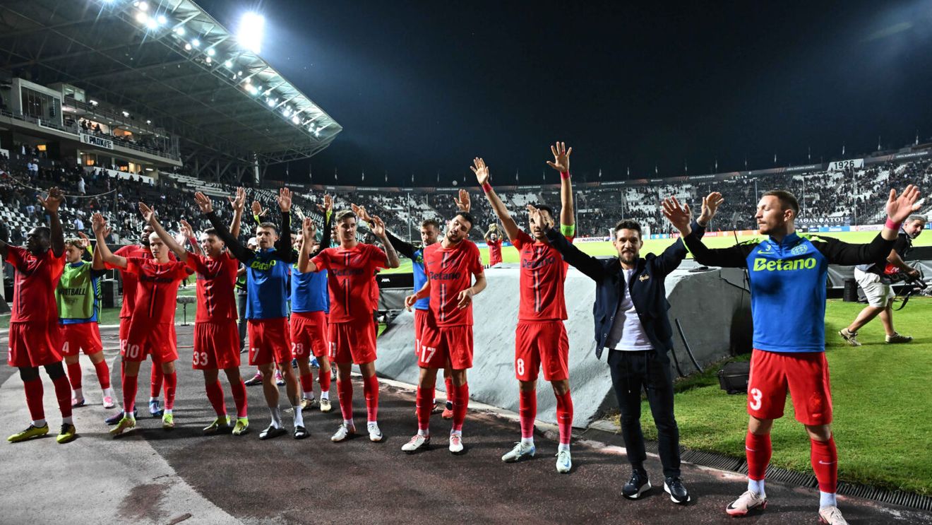 FCSB a tractat țara, de una singură, în clasamentul coeficienților UEFA. Pe ce loc e România şi cât mai are până poate depăşi Ungaria