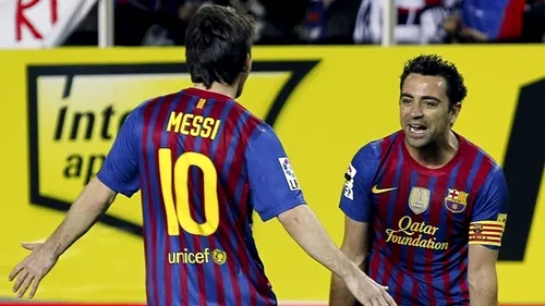 'Urechi' și 'scăriță'** Video Messi înscrie un nou gol genial: Sevilla-BarÃ§a 0-2