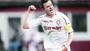 Pancu, noul șef de la Rapid!** Sabău a decis ca atacantul să poarte banderola de căpitan în sezonul viitor