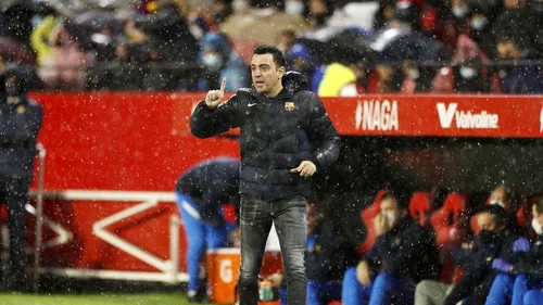 Dezastru la Barcelona! Echipa lui Xavi, lovită crunt de COVID-19. Câți jucători mai are la antrenamente