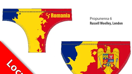 FOTO** Un englez, câștigător al concursului de design al slipului naționalei de polo a României!