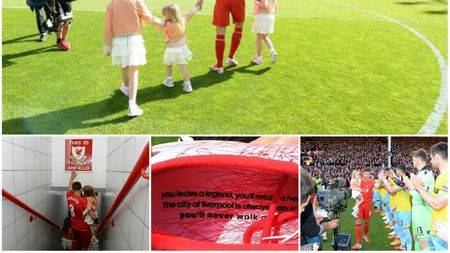 FOTO + VIDEO | "Pleci asemenea unei legende, te vei întoarce erou". Coregrafie emoționantă înainte de ultimul meci al lui Gerrard pe Anfield